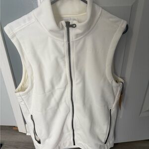 NOBULL White Fleece Vest